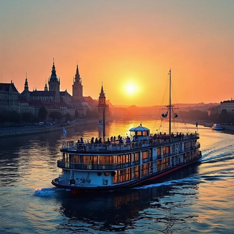 luxury European river cruise ship