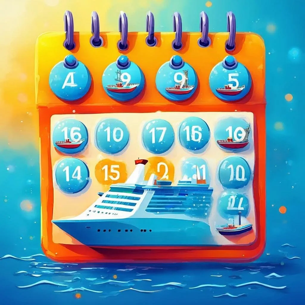 Cruise planning calendar for best booking time
